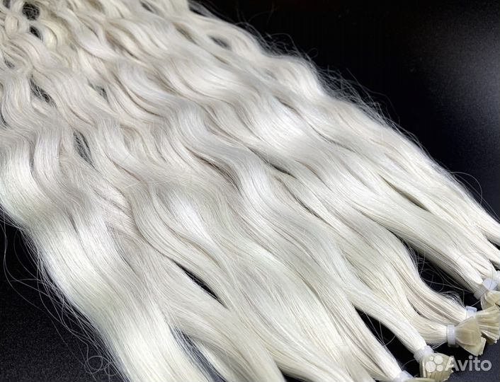 Славянские волосы для наращивания, 60см, блонд