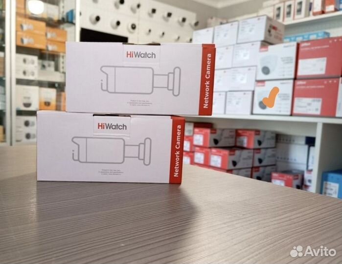 Ip камера ip купольная hiwatch 4мп улица с звуком