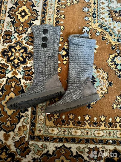 Вязаные сапожки