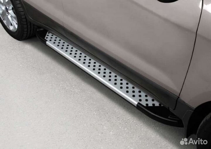 Пороги площадки toyota рав4 2006-2019