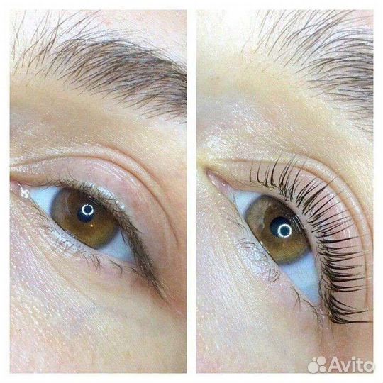 Ламинирование и ботокс ресниц/Оформление бровей