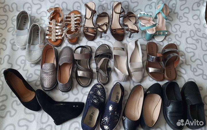 Женская обувь 35-36 размер много