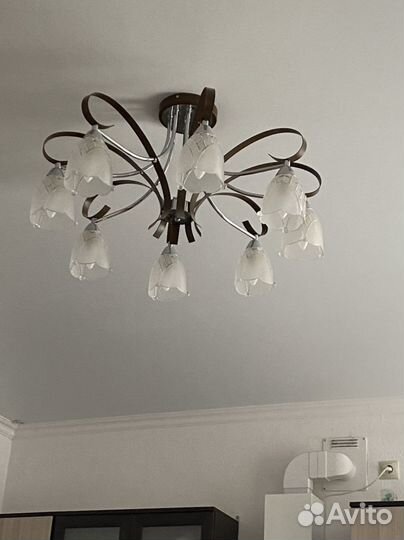 Люстра потолочная бу