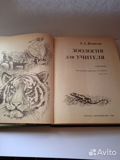 Книга Зоология для учителя