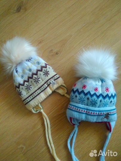 Шапки для девочек и мальчиков от 0 до 5 л