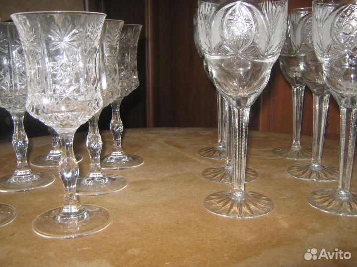 Фужеры хрустальные СССР
