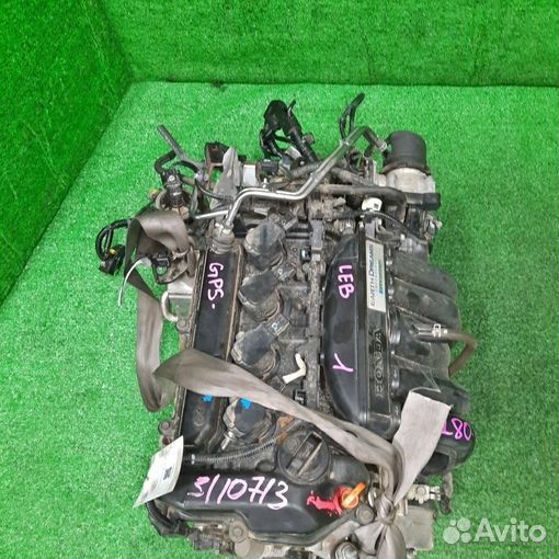 Двигатель в сборе двс honda FIT GP5 LEB