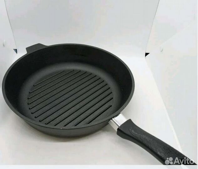 Чугунная сковорода гриль