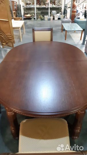 Стол овальный раздвижной 160х110хН75 см