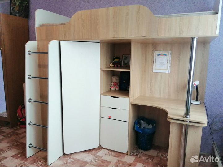 Кровать чердак