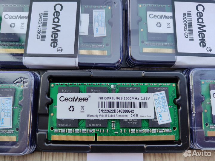 Новая RAM DDR3 / ddr3l 8Gb SO-dimm Hynix Samsung