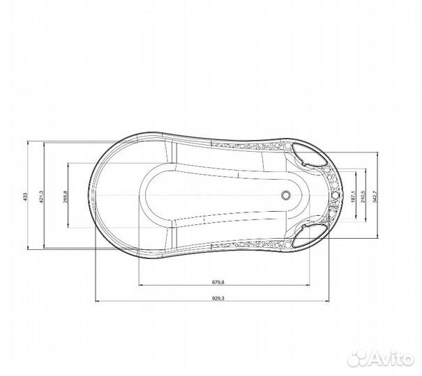 Ванночка для купания новорожденного