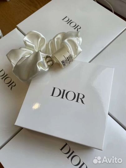 Шелковая резинка для волос Dior
