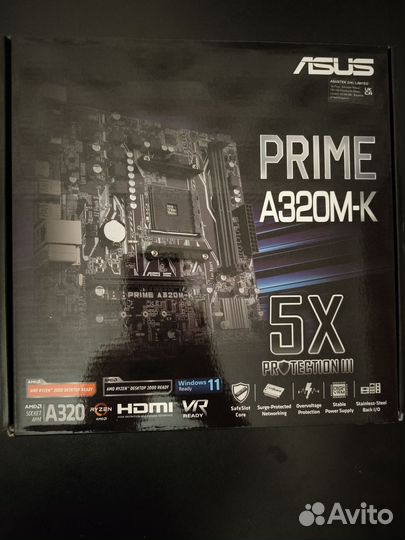Новая Asus prime a320m k