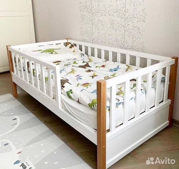 Детская кровать Basic бук