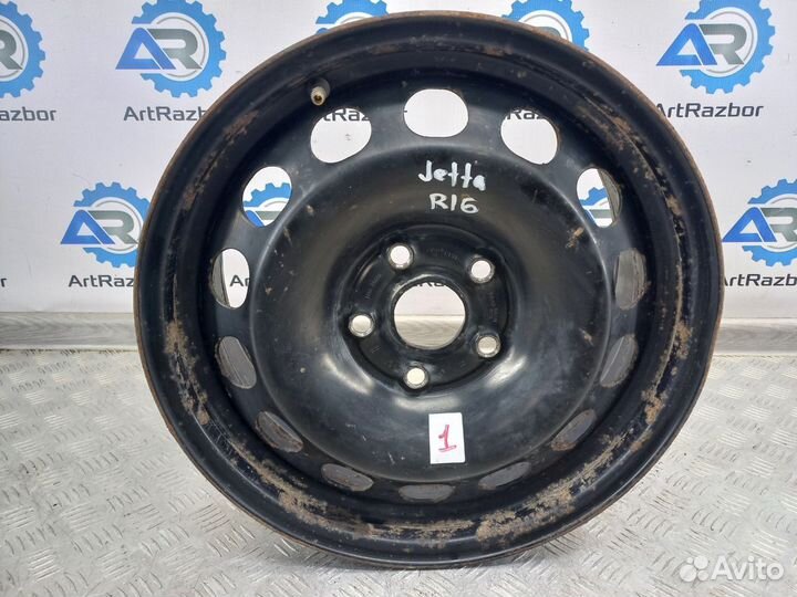 Штампованные диски Jetta R16 5x112