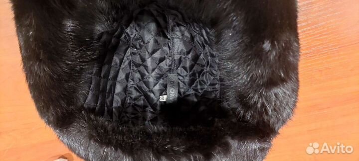 Норковая шапка мужская 60 размер