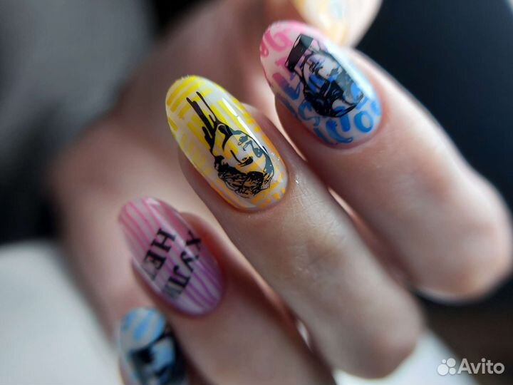 Маникюр с покрытием, наращивание