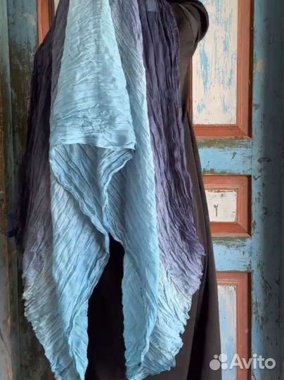 Шарф шейла гридиентовые и однотонные жатки