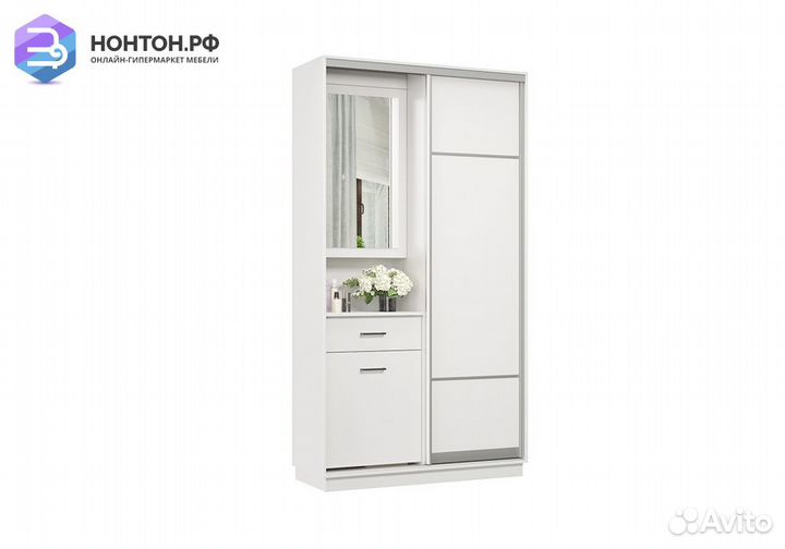 Прихожая-купе Фет мини белая