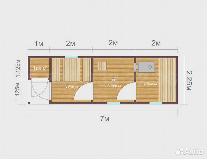 Готовая баня Надежда