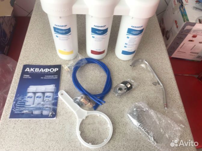 Фильтр для воды проточный питьевой Трио Норма Ж