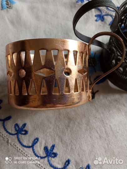 Подстаканники СССР эмаль