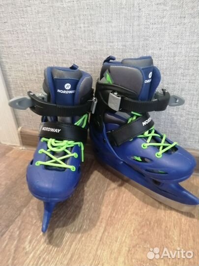 Коньки детские раздвижные 30-33 р-р