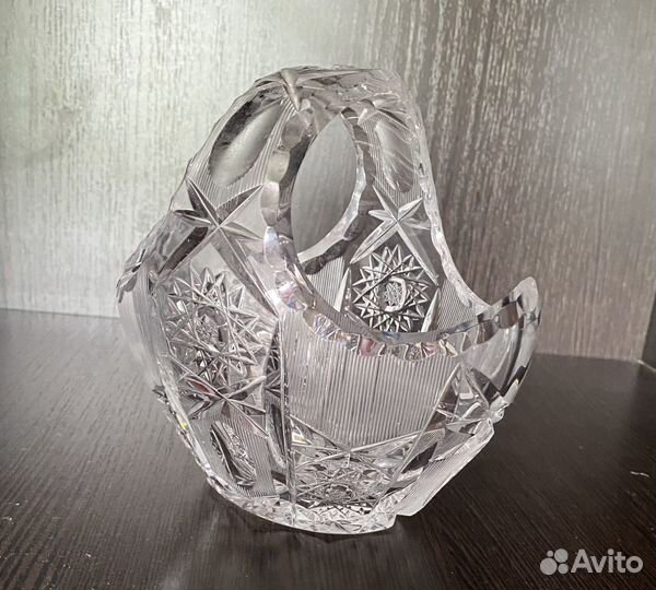 Хрустальная конфетница СССР