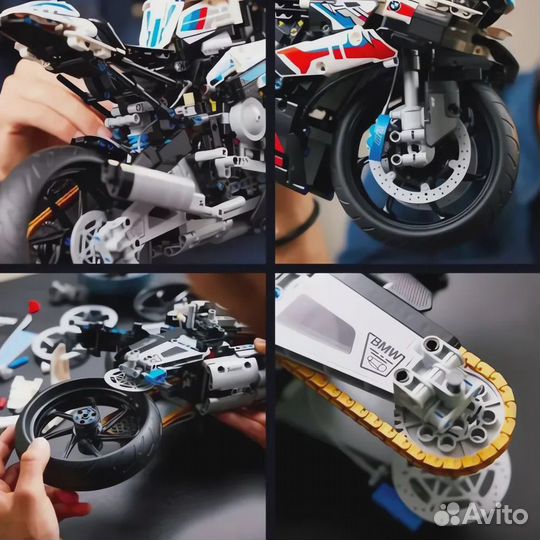 Конструктор Мотоцикл BMW M 1000 RR Lego Аналог