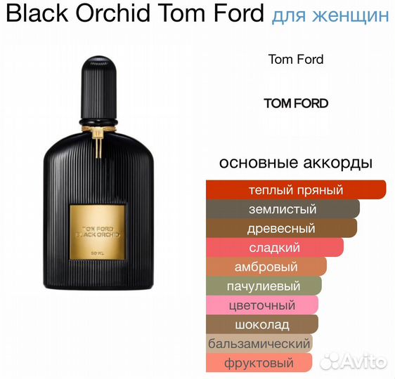 Tom ford Black orchid на распив