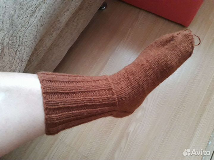 Шерстяные носки ручной работы