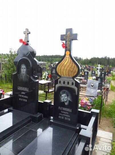 Памятники гранитные. Изготовление. Благоустройство