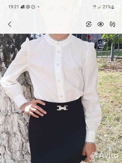 Блузка школьная silver spoon