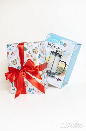 Заварочный чайник /френч-пресс для кофе и чая 1000