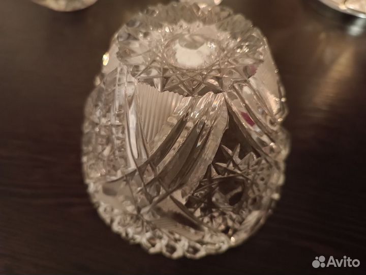 Салатник малый, конфетница, хрусталь