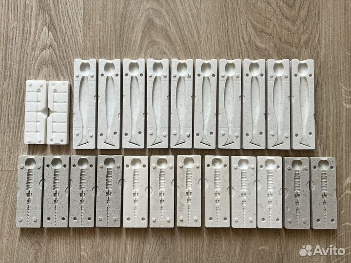 Формы для литья силиконовых приманок