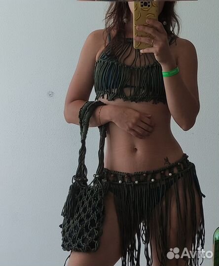 Костюм макраме