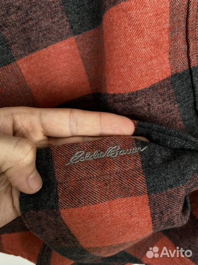 Eddie Bauer Flannel Shirt Ll Bean Ralph Lauren Huf