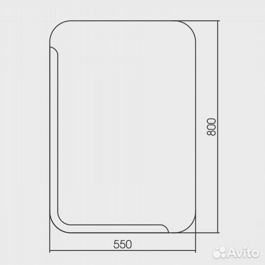 Зеркало mixline 