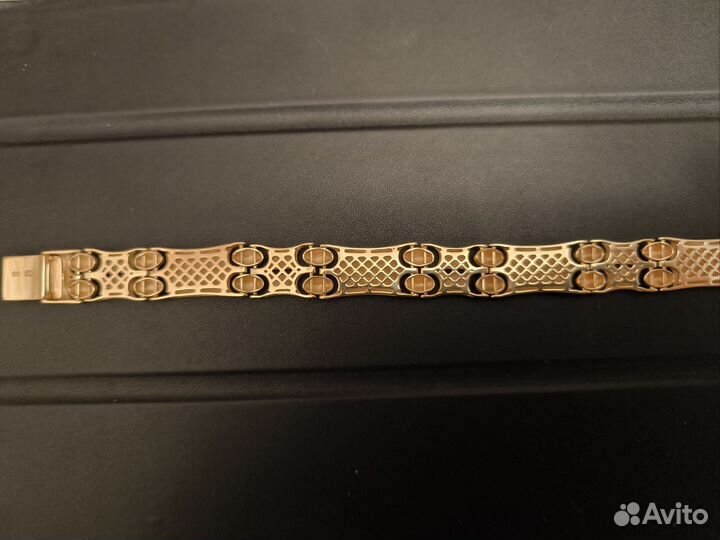 Мужской золотой браслет