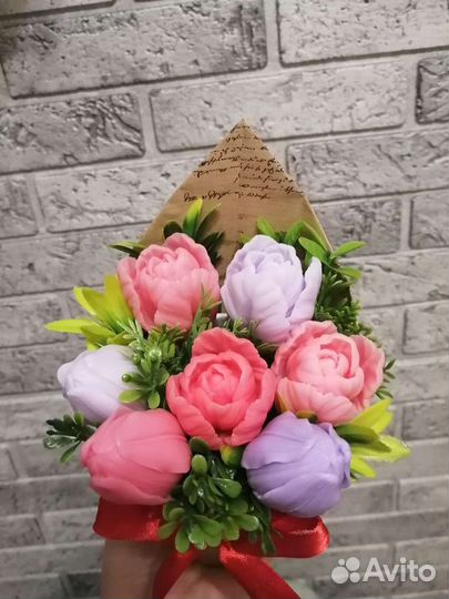 Букет из мыла