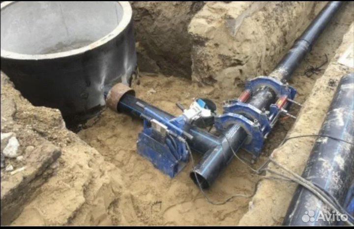 Установка труб любых типов и назначений