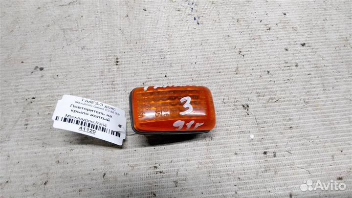 Повторитель на крыло желтый Mitsubishi Galant E3