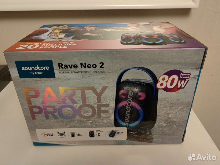 Портативная колонка Anker rave Neo2