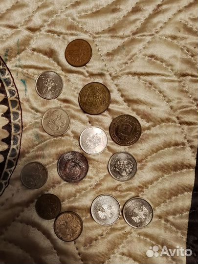 Монеты, бракованный рубль