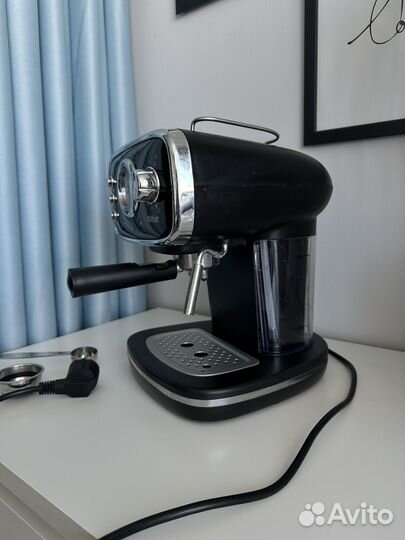 Кофеварка рожковая kitfort kt736