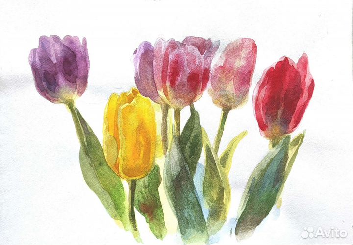 Картина акварелью 