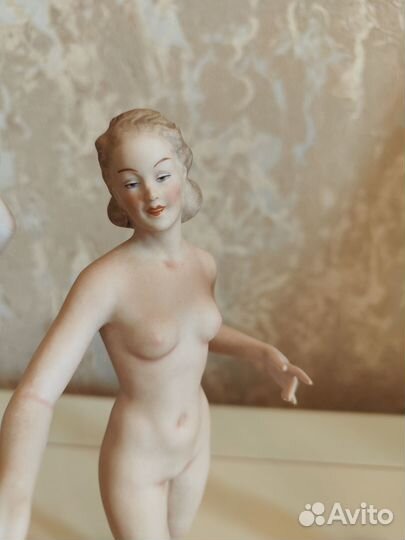 Статуэтки Германия фарфор девушки обнаженные