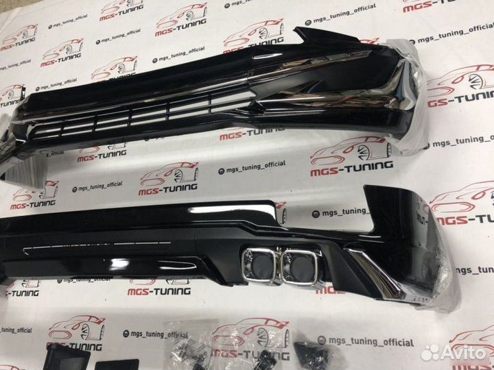 Обвес Modellista Toyota Prado 2017+ черный